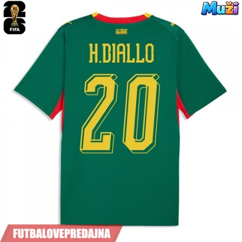 Lacne Muži Futbalové dres Senegal Habib Diallo #20 MS 2026 Krátky Rukáv - Preč